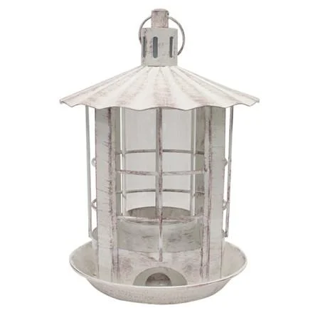 Heath Outdoor Products Parkview Bird Feeder - Antique White (1-Count)