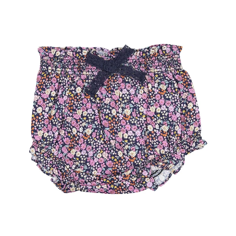 Tocoto Vintage Navy Flower Print Bloomer