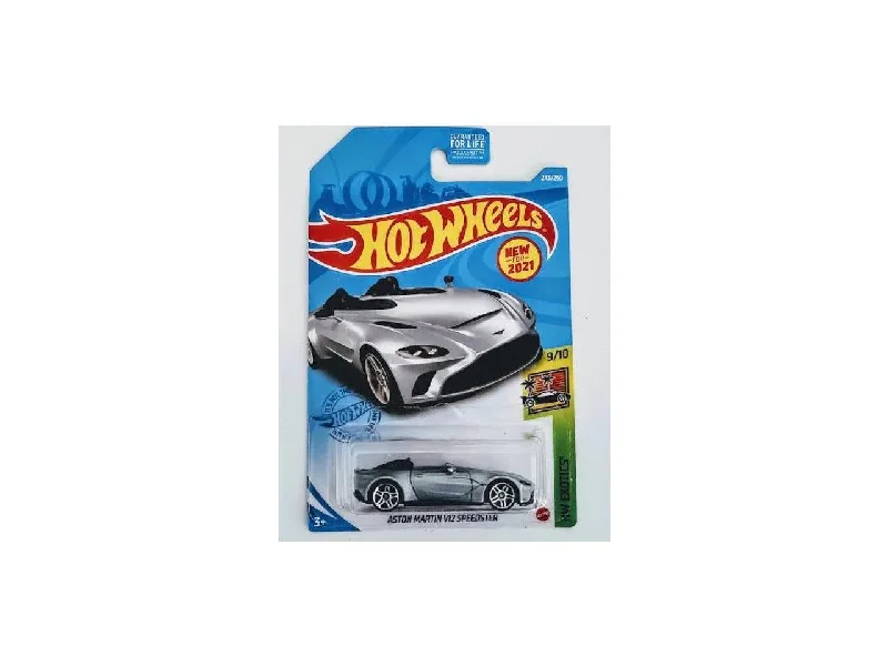 Hot Wheels Aston Martin V12 Speedster, HW Exotics 9/10 Silver 243/250