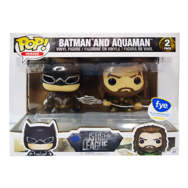 Funko Pop! Heroes DC Justice League Batman and Aquaman 2 Pack