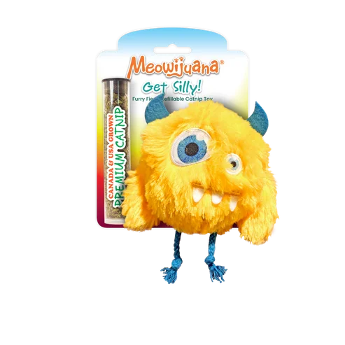 Meowijuana Get Silly! Refillable Furry Friend Cat Toy (1 Count)