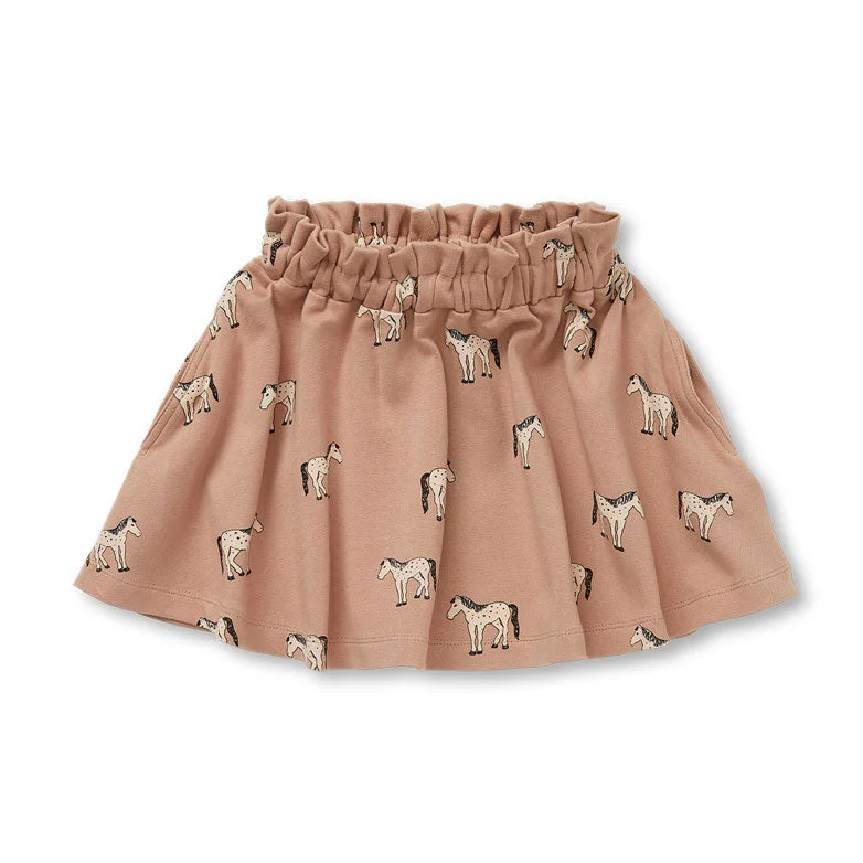 Sproet and Sprout Praline Horses Paperbag Skirt