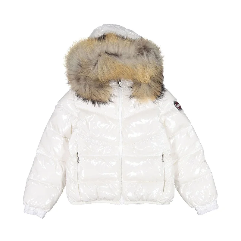 Colmar White Glower Down Jacket