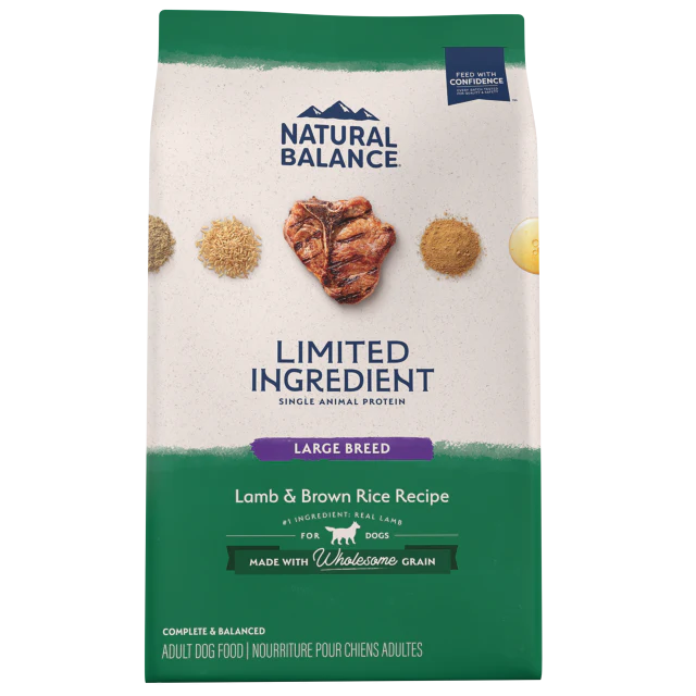 Natural Balance Limited Ingredient Lamb & Brown Rice Large Breed Recipe Dry Dog Food