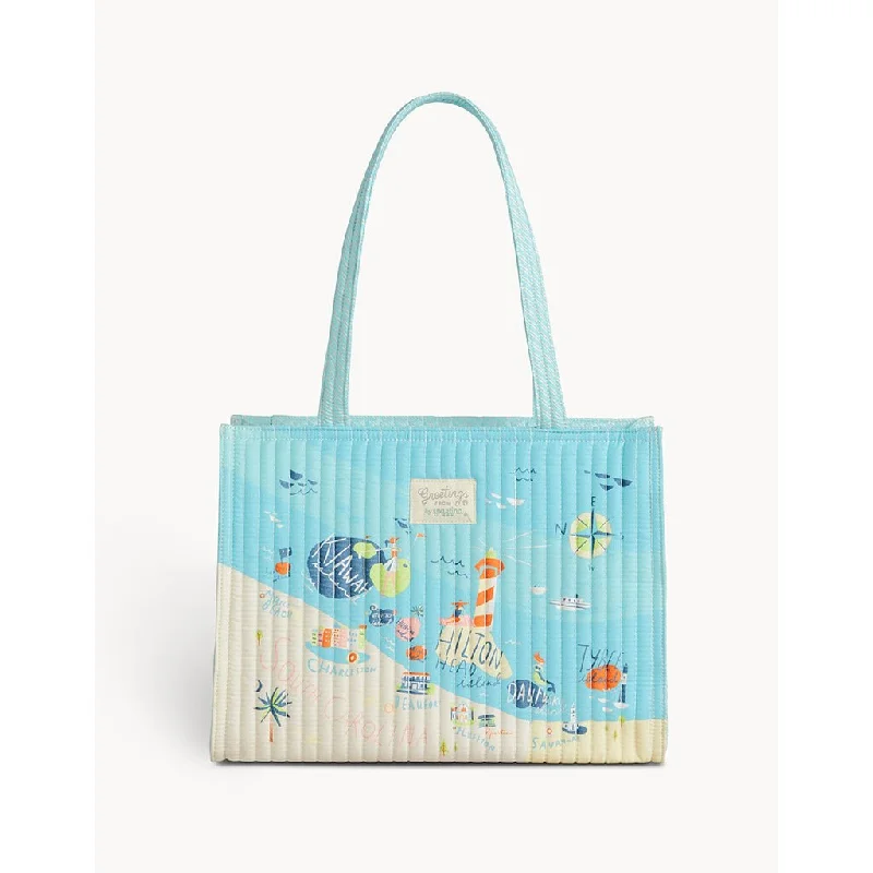 Spartina 449 : Sea Islands Quilted Zip Tote (W)