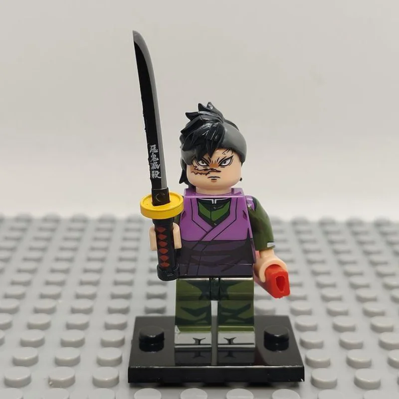 Custom Lego Compatible Demon Slayer Genya Shinazugawa Minifig