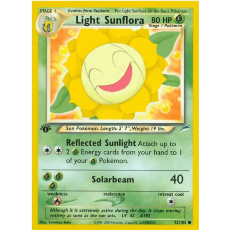 1st edition Light Sunflora - Neo Destiny #072/105