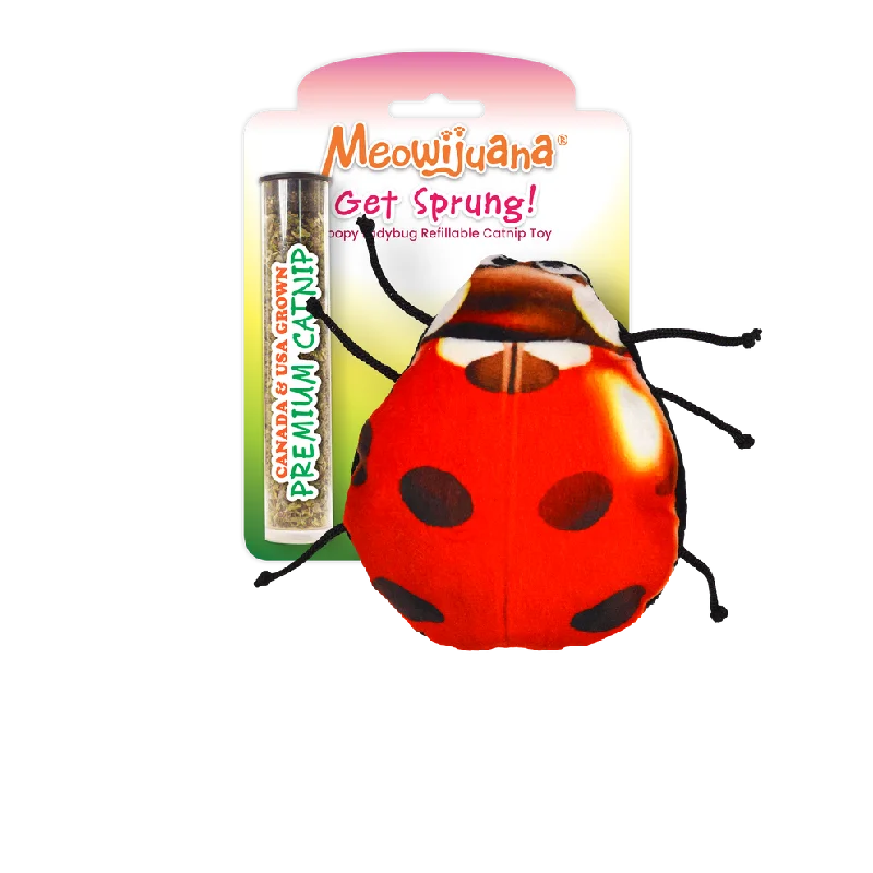 Meowijuana Get Sprung Ladybug Cat Toy (1 Count)