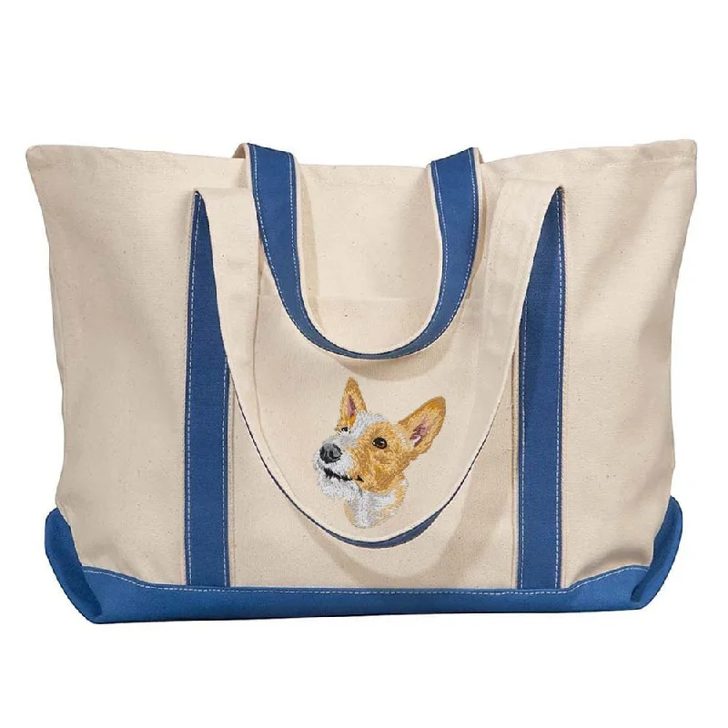 Portuguese Podengo Embroidered Tote Bag