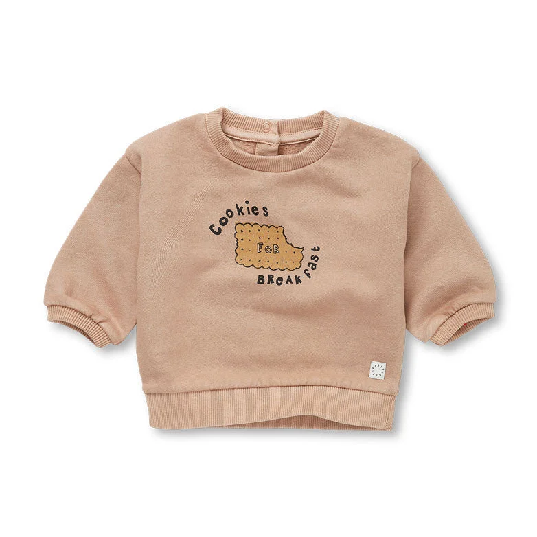 Sproet and Sprout Praline Cookie Baby Sweatshirt