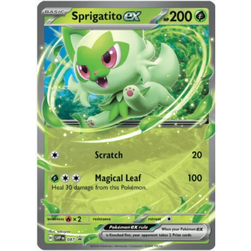 Sprigatito ex - Scarlet & Violet Promo Cards #087