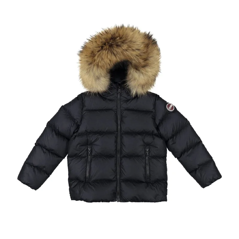 Colmar Black Puffer Down Jacket