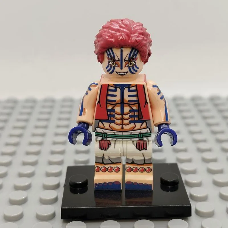 Custom Lego Compatible Demon Slayer Akaza Minifig