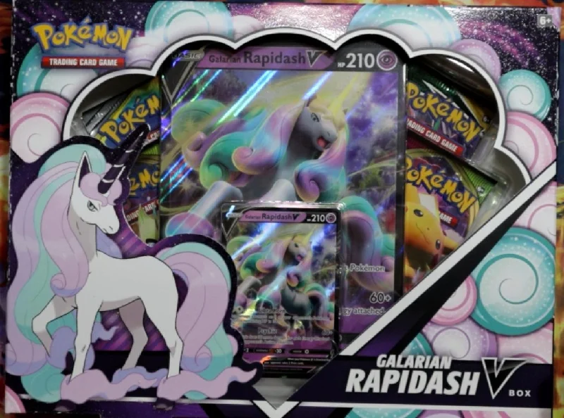 Pokémon Galarian Rapidash V Box