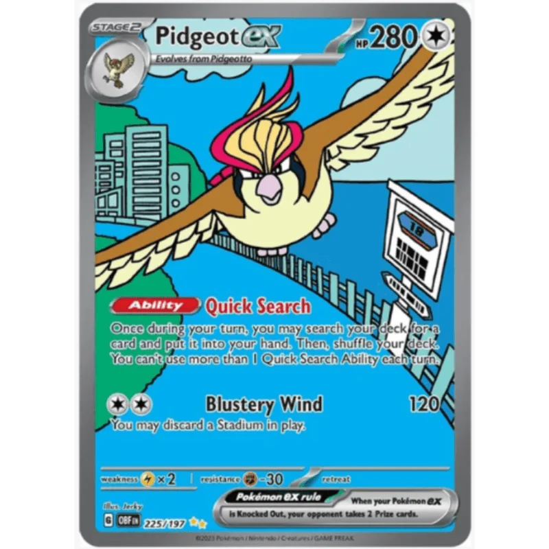 Pidgeot ex - Obsidian Flames #225/197