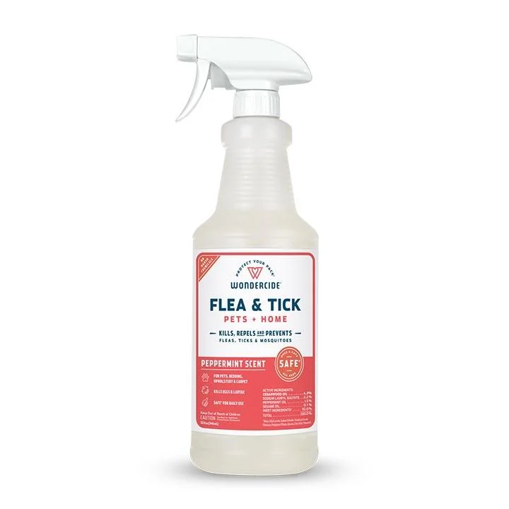 Wondercide Peppermint Flea & Tick Spray for Pets + Home