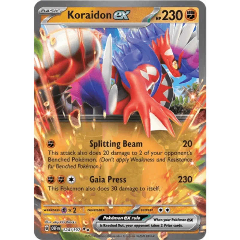 Koraidon ex - Obsidian Flames #124/197