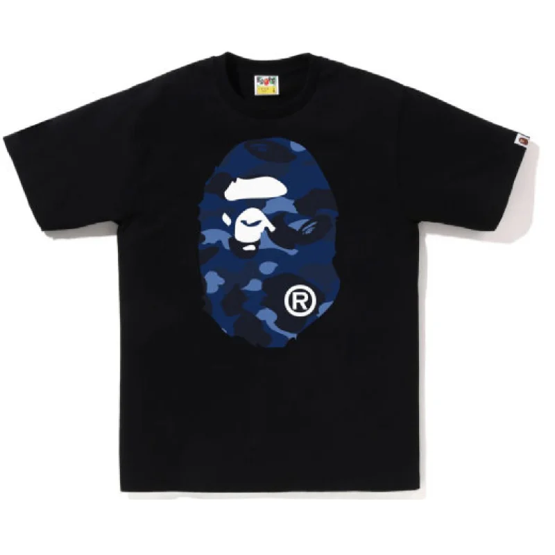 A BATHING APE® Color Camo Ape Head Print T-Shirt