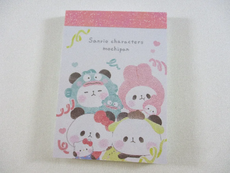 Cute Kawaii Kamio Sanrio Characters Mochipan Mini Notepad / Memo Pad - D - Stationery Designer Paper Collection