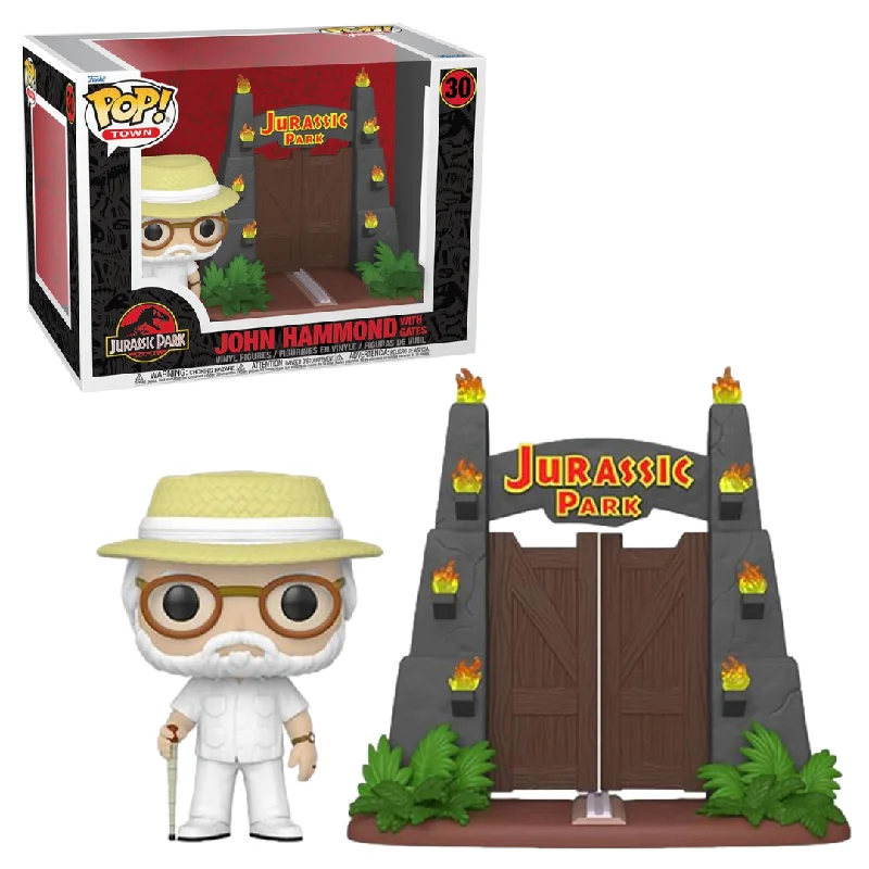 Funko POP! Town Jurassic Park John Hammond with Gates #30