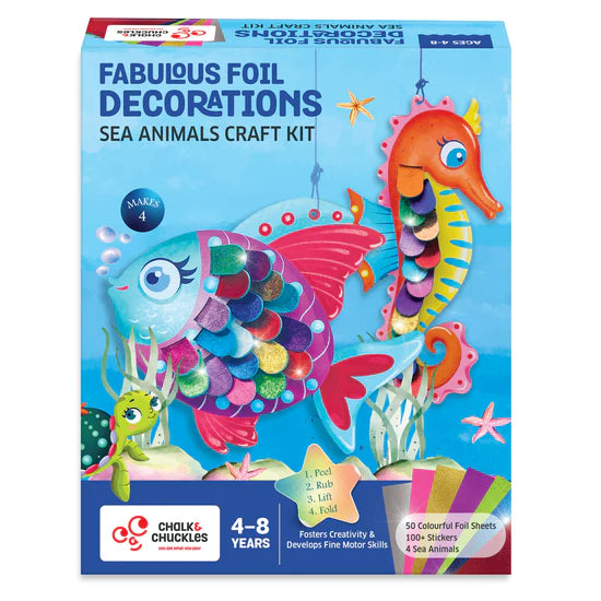 Fabulous Foil Decorations - Sea Animal Craft Kit