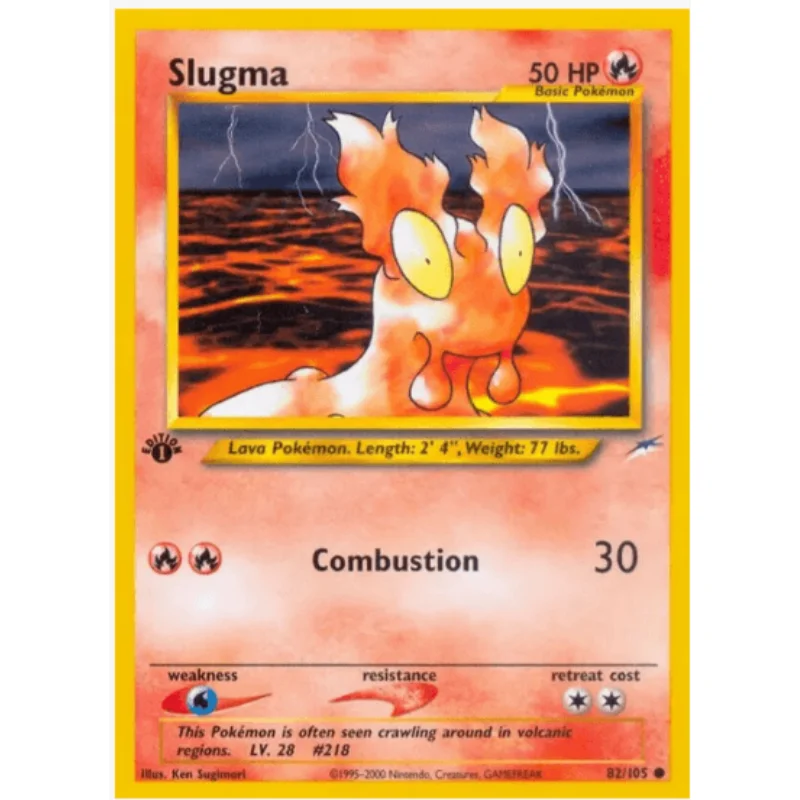 1st Edition Slugma - Neo Destiny #082/105