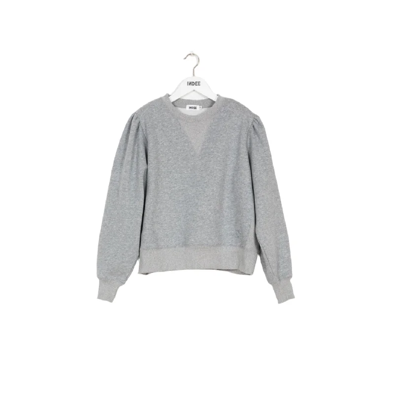 Indee Grey Round Neck Sweatshirt