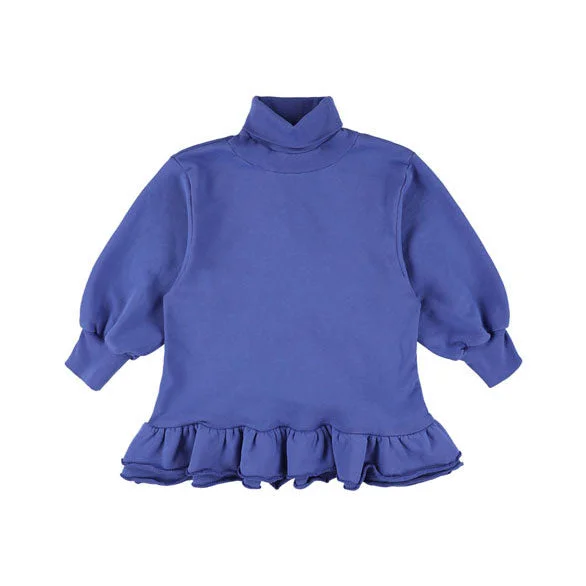 Morley Blue Ruffle Dress