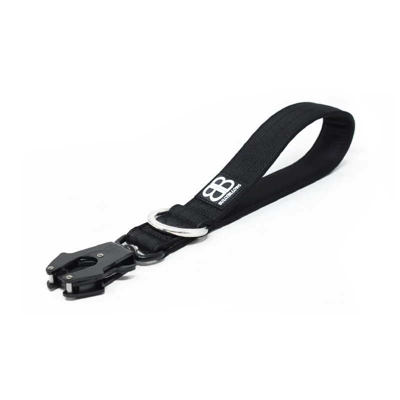 Combat Traffic Leash | Short Handle for Control - Black