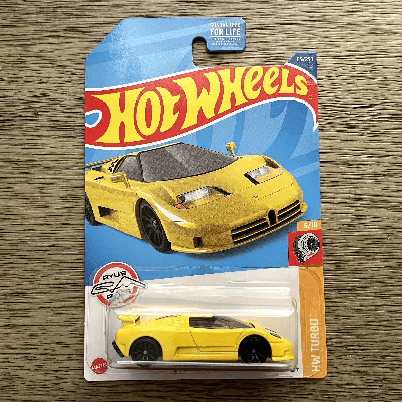 Hot Wheels '94 Bugatti EB110 SS Yellow HW Turbo