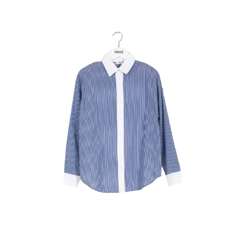 Indee Night Blue Oversized Blouse