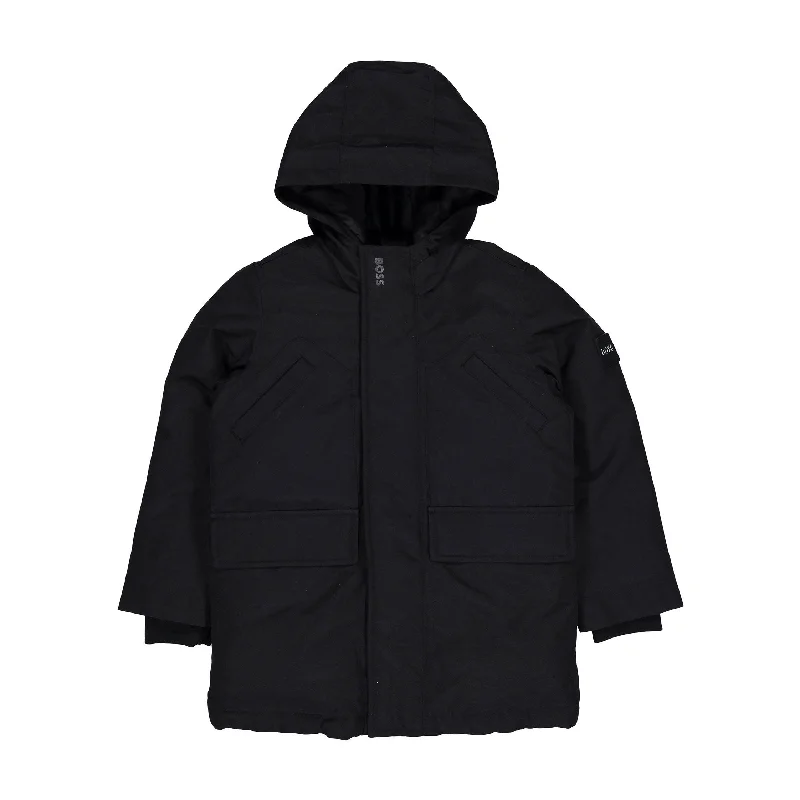 Hugo Boss Black Parka Jacket