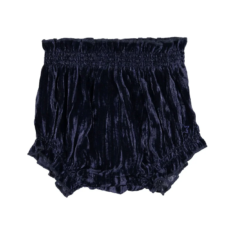 Tocoto Vintage Navy Velvet Bloomer