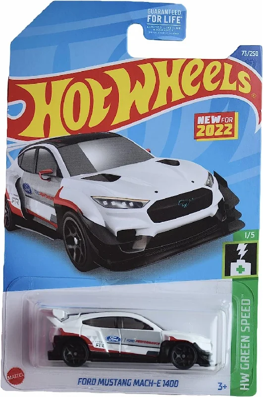 Hot Wheels Ford Mustang Mach-E 1400, Green Speed 1/5 [White]