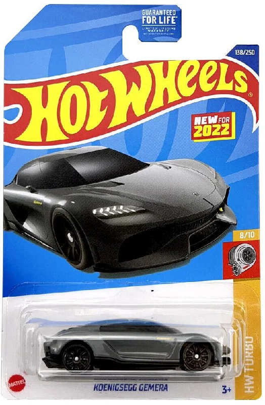 Hot Wheels Koenigsegg Gemera 138/250 - Gray - 8/10 HW Turbo