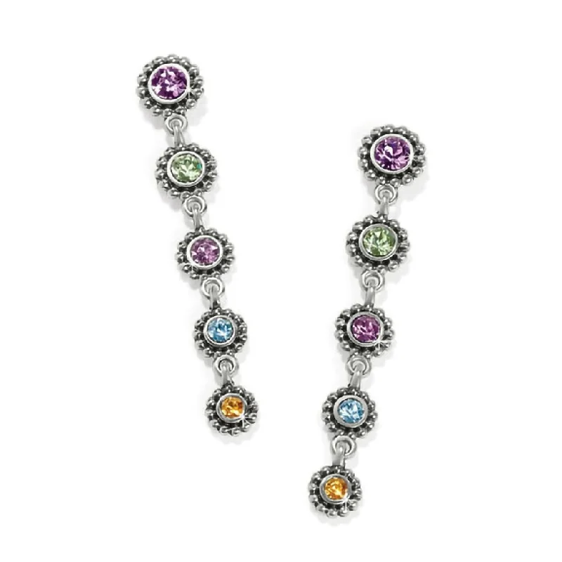 Brighton: Twinkle Drops Post Drop Earrings Multi Color