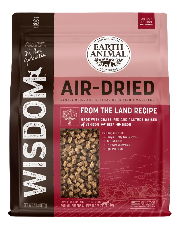 Earth Animal Wisdom™ Air-Dried From the Land Recipe Dry Dog Food