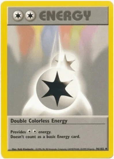 Double Colorless Energy - Base Set #096/102 (Lightly Played)