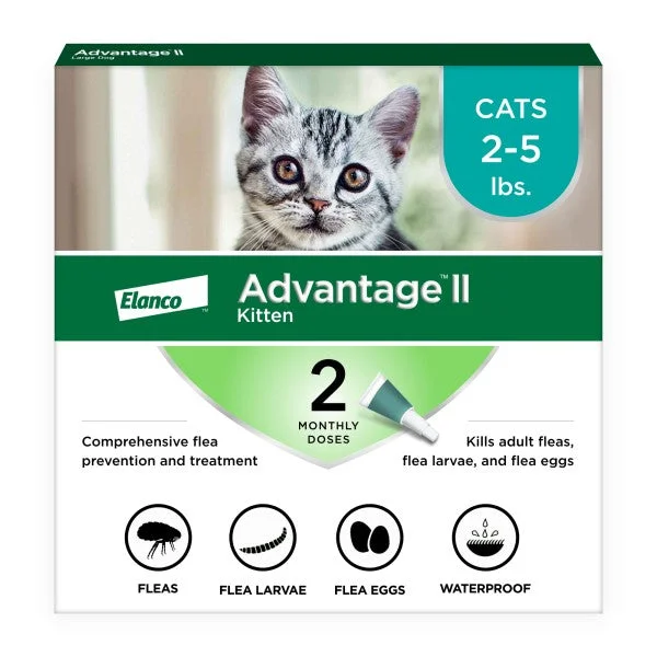 Advantage II Kitten Flea Treatment & Prevention (2 Monthly Doses)