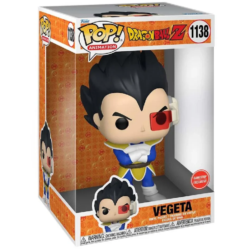 Funko Pop! Dragon Ball Z Vegeta 10 Inch GameStop Exclusive Figure #1138