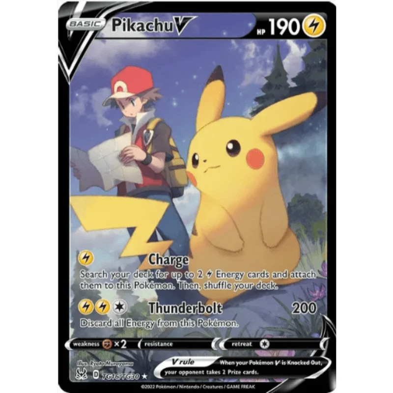 Pikachu V - Lost Origin Trainer Gallery #TG16/TG30