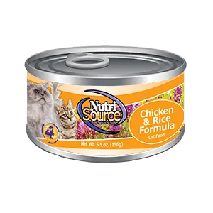 NutriSource® Cat & Kitten Chicken & Rice Canned Cat Food