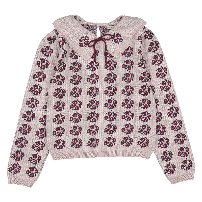 Bebe Organic Antique Floral Esther Sweater