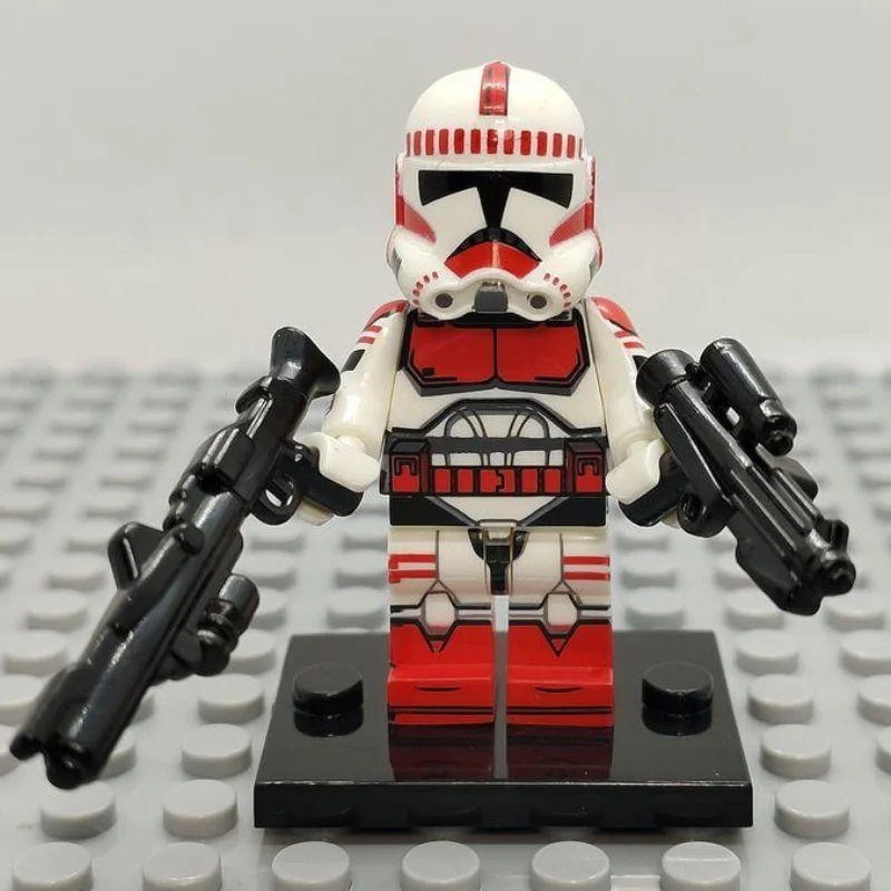 Custom Lego Compatible Coruscant Guard Clone Shock Trooper Minifig