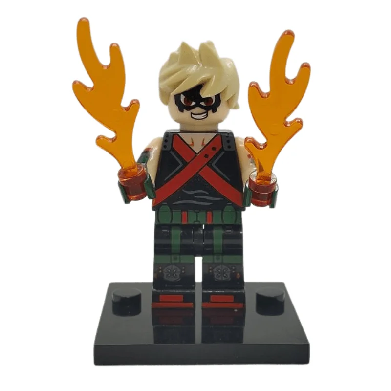 Custom Lego Compatible Katsuki Bakugo Minifig