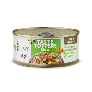 Applaws Tasty Toppers dog tin Chicken with Lamb in Gravy, 156g