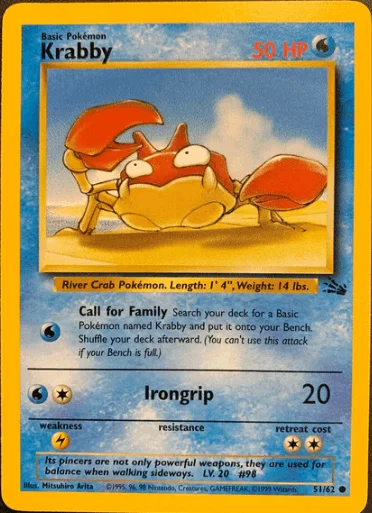 Krabby - Fossil #51/62