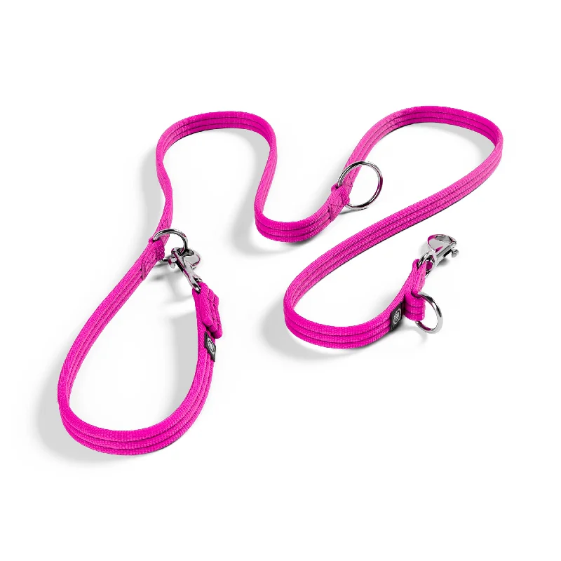 Training Double Ended Dog Lead | 2m Length -  Magenta