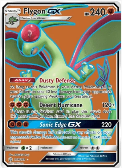 Flygon GX (Full Art) - SM - Cosmic Eclipse #218/236