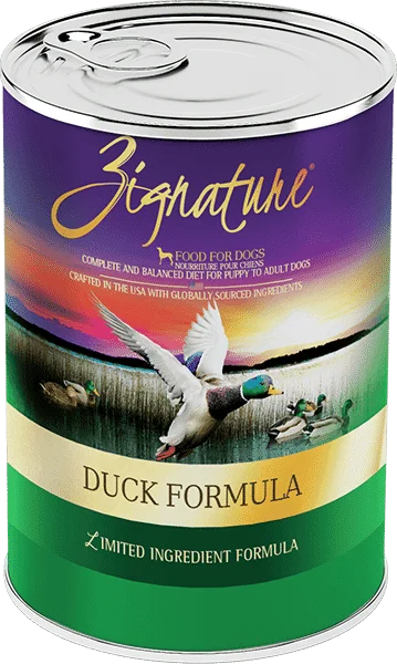 Zignature Limited Ingredient Duck Formula Wet Dog Food